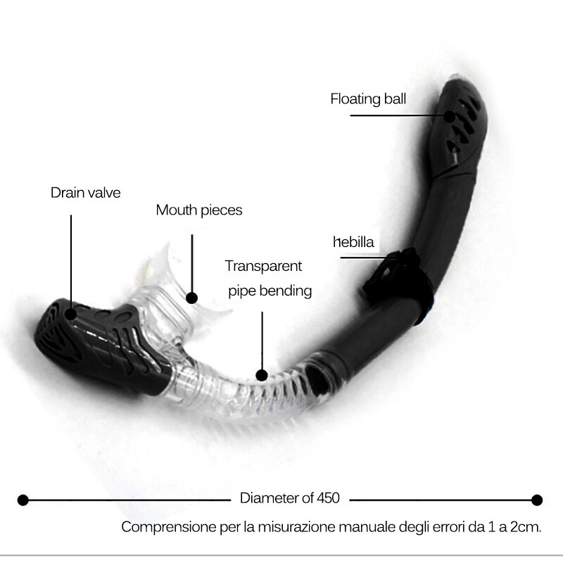 Professionele Snorkel Duikbril En Snorkels Goggles Bril Duiken Zwemmen Adem Buis Set Snorkel Masker