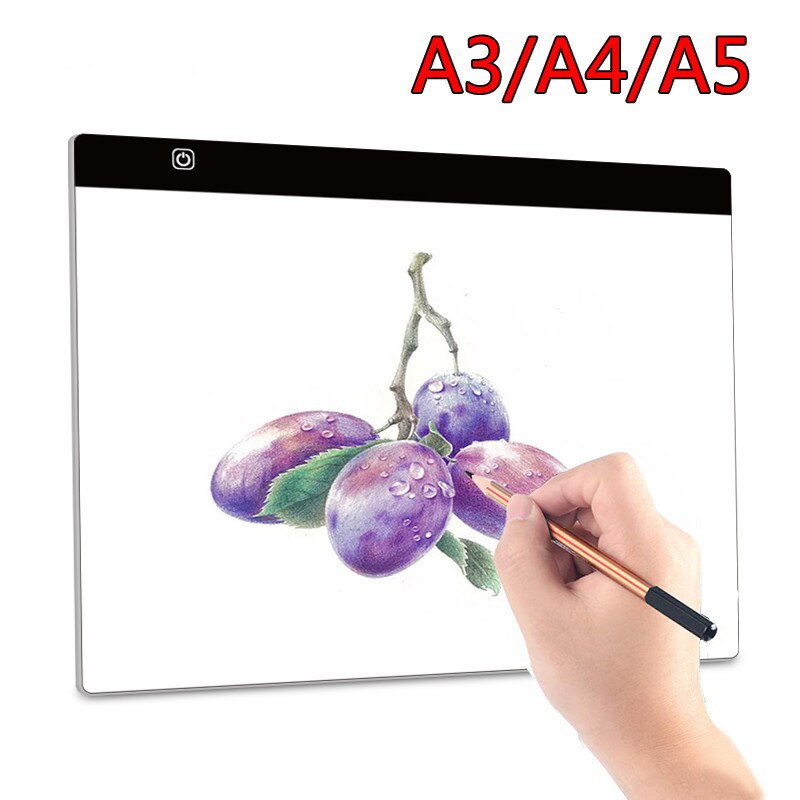 A3/A4/A5 Usb Dimbare Led Tekening Kopie Pad Tablet Diamond Schilderen Board Art Copy Pad Schrijven Schetsen tracing Led Licht Pad: A3