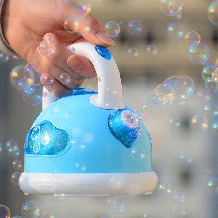 Kids Automatische Bubble Machine Speelgoed Maker Leuke Kettle Puzzel Auto Effecten Blower Dj Party Stage Feestelijke Sfeer Outdoor