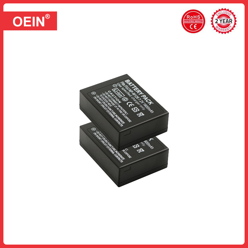 4 stk 1260 mah np -w126 np w126 np-w126s w126s batteri + ledet dobbel lader for fuji x-pro 1 xpro 1 x-t1 xt1,hs30 exr  hs33 exr x pro 1: Svart