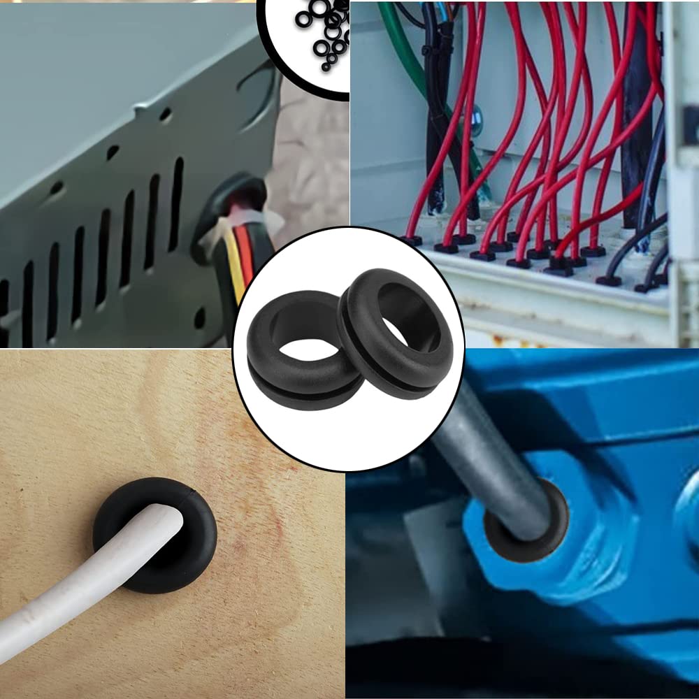 100/50 stücke Gummitülle Auto Sicherung Zubehör Tülle Dichtung Für Schützt Draht Kabel Hardware- Werkzeuge