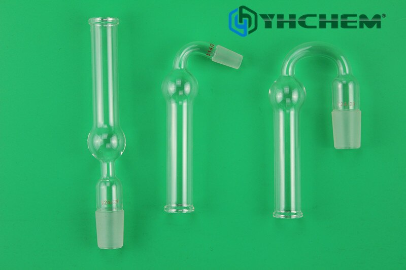 Tube de séchage en verre de laboratoire, 3 tailles différentes, droit/en forme de U/plié