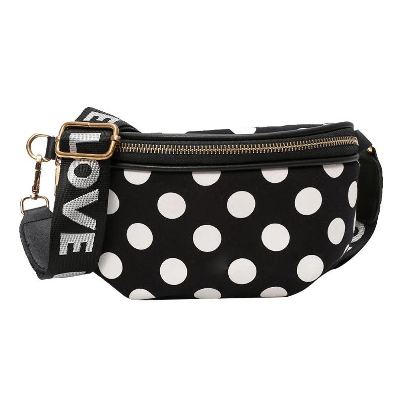 Classique à la Pu cuir taille Packs solide femmes sacs à bandoulière ceinture poitrine taille Pack sac Simple ceinture décontractée sacs: Black