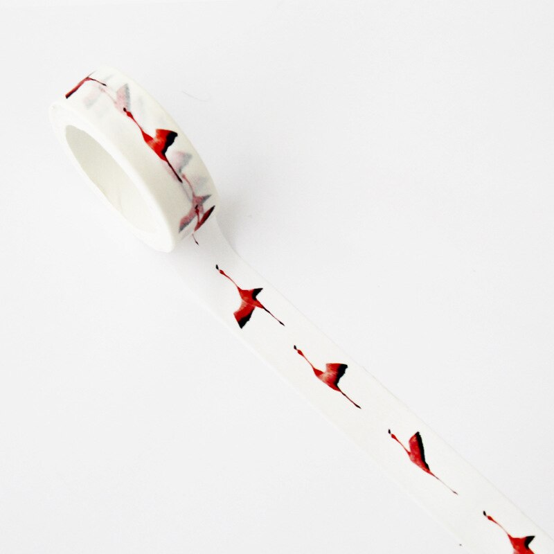 15Mm X 7M Roze Fall Eenhoorn Papier Leuke Washi Tape Japanse Briefpapier Decoratieve Afplakband Stickers Scrapbooking: E