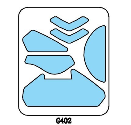 2 sets/pack Tiger Gaming Mouse Skates Feet For Logitech G302 G402 G502 Finalmouse Air58 White Mouse Glides Curve Edge: for G402