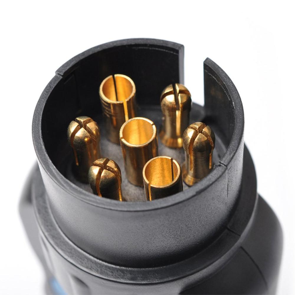 12V 7-Pin Trailer Socket Truck Trailer Plug Socket Tester Car Wiring Circuit Light Test Tool Electrics Diagnostic Tools