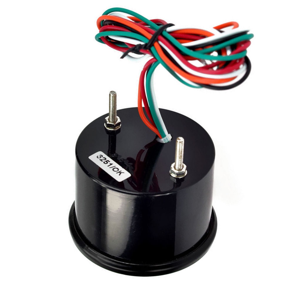 EE. UU. Soporte Universal para relojes digitales de 2 &quot;, 52mm, luz LED azul y roja, medidor de temperatura del agua, accesorios para coche Celsius