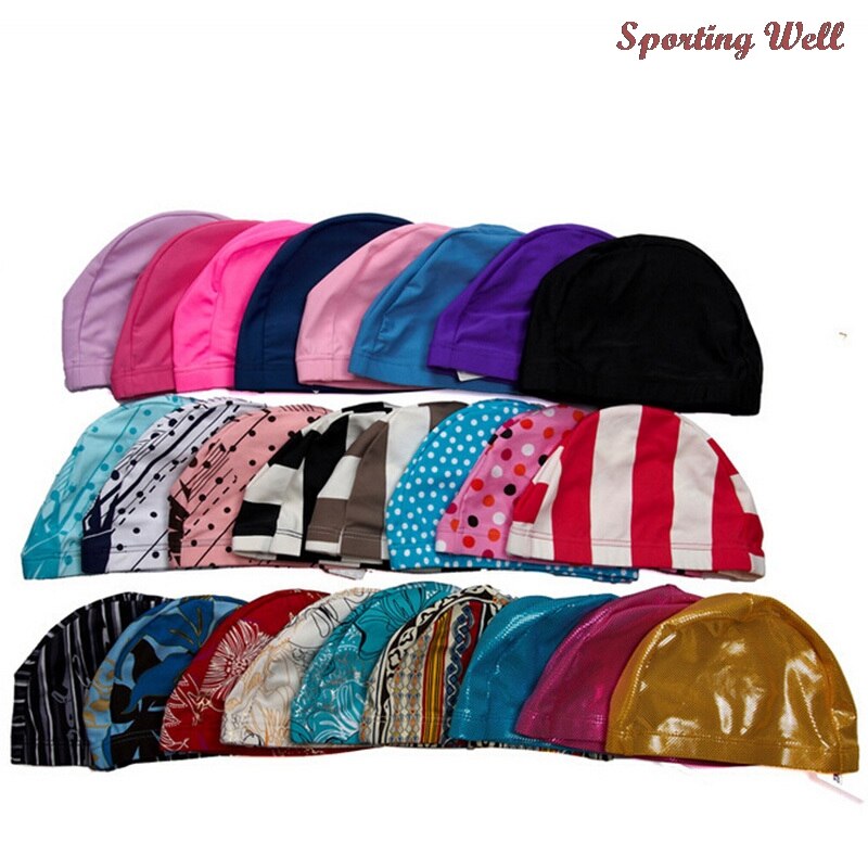 Badekappe Mit Lustigem Muster – Polyester/Spandex, 25x20 Cm, Für Erwachsene & Jugendliche