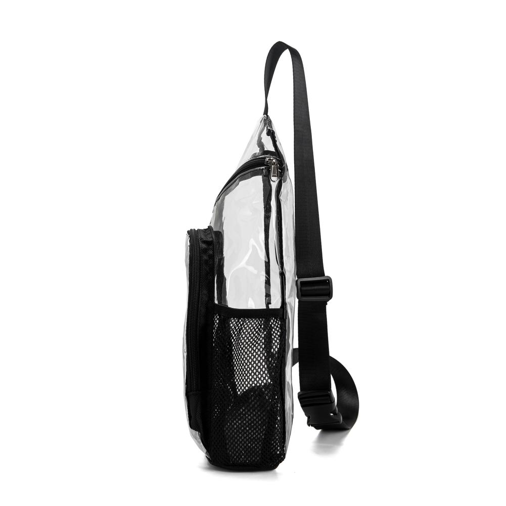 Outdoor Multifunctionele Transparante Tas Draagbare Waterdichte Grote Capaciteit Mode Telefoon Tas Met Kleine Zakken Sling Bag