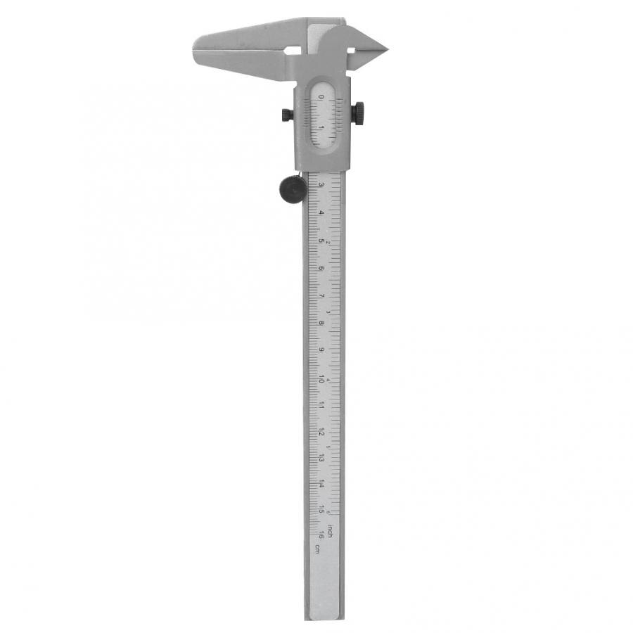 5in/6in Metal Manual Vernier Caliper Calibre High Precise Metal Vernier Caliper Micrometer Ruler Measuring tool: 6inch
