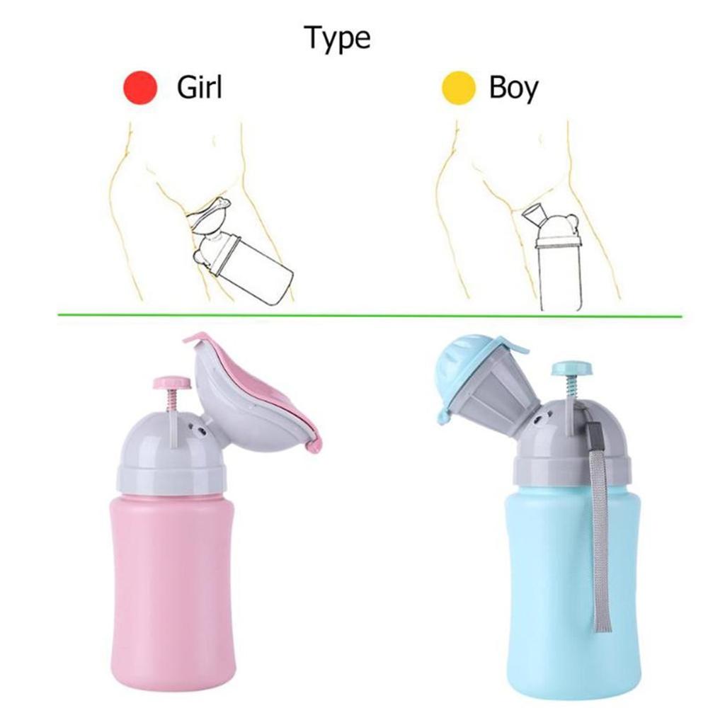 Kids Potje Draagbare Hygiëne Wc 500Ml Jongens Meisjes Pot Outdoor Auto Reizen Anti-Lekkage Potje Kids Draagbare Urinoir voor Kinderen