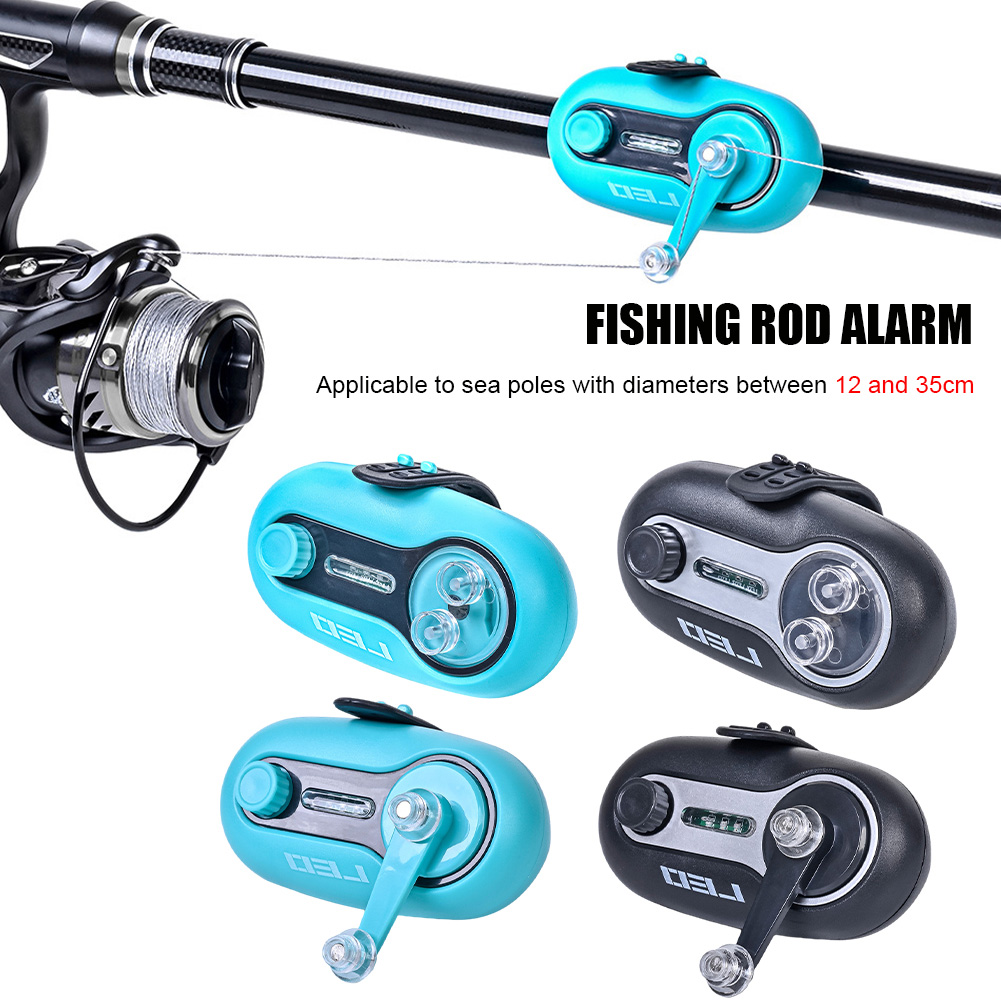 Karpervissen Alarm Indicato Bite Bait Elektronische Zoemer Alarm Zee Hengel Geluid Licht Alarmen Indicator Sirene Pole Tip Clip Bell Tool