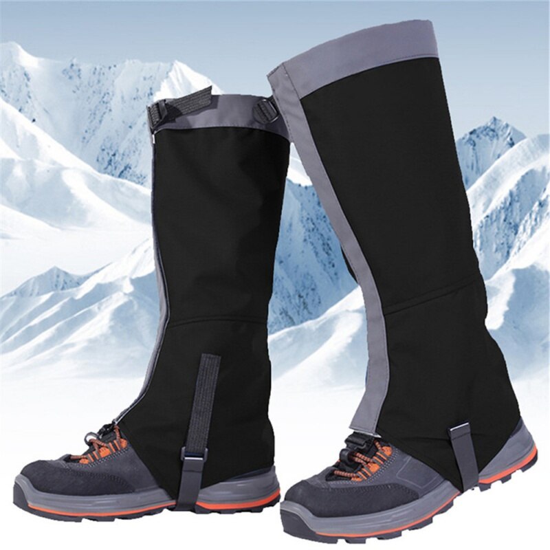 1 paar Schnee Kneepad Skifahren Gamaschen Wandern Klettern Bein Schutz Schutz Sport Sicherheit Wasserdicht Beinlinge Schienbein Schutz