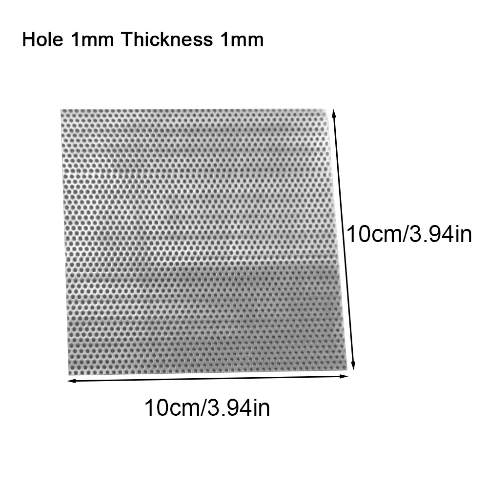 1mm thick strainer plate 304 stainless steel porous mesh maelstrom drain cover metal drain cover plant trellis protector: green