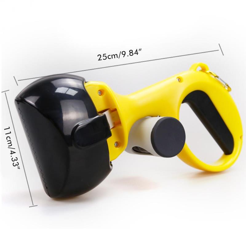 Pet Dog Poop Scooper Rounded Handle Portable Poop Remove Clamp Cat Waste Feces Pooper Picker Cleaner Puppy Dog Poop Pickup Clip
