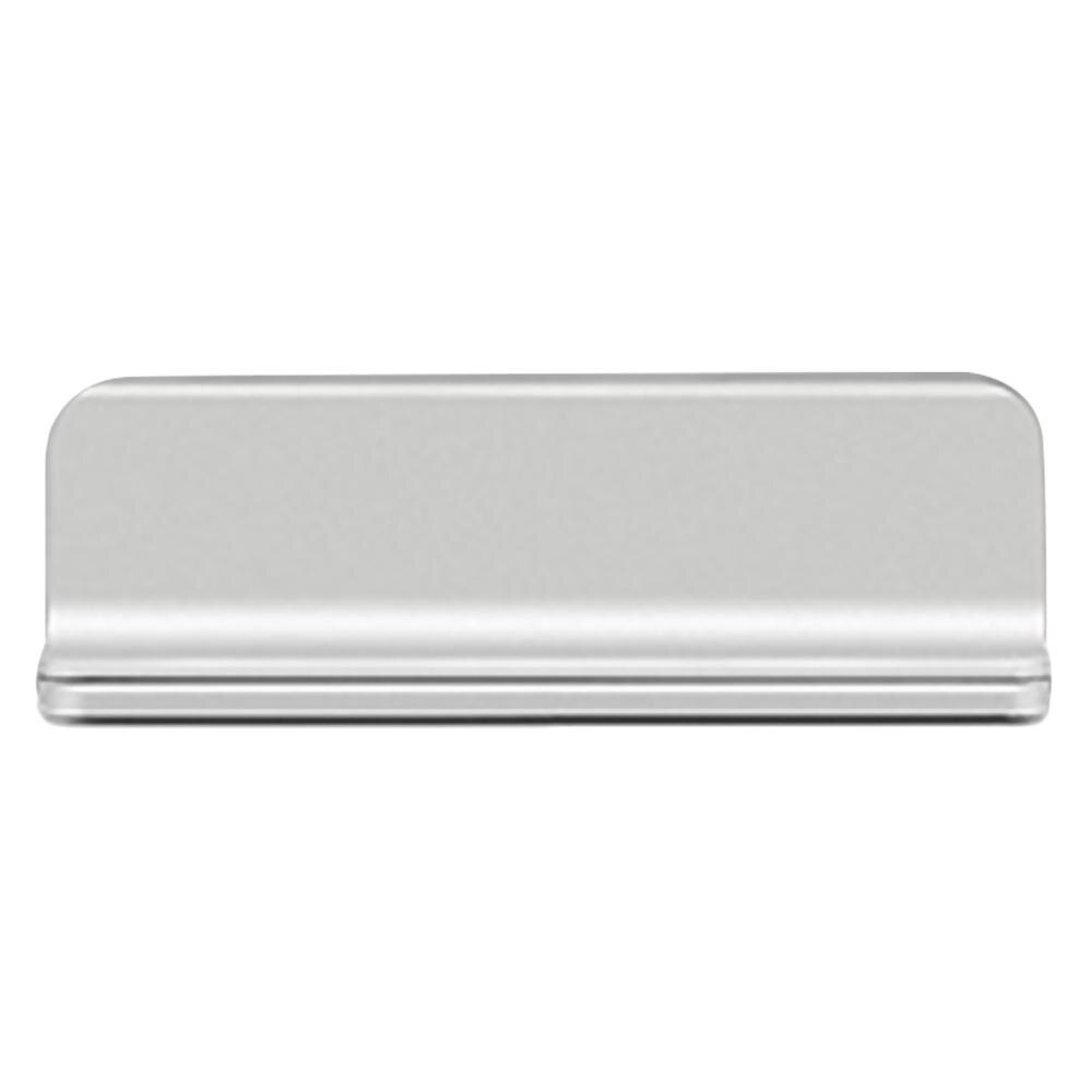 Besegad laptop-halterung, verstellbarer vertikaler ständer, platzsparend, desktop-halterung, pad für apple macbook, lenovo yoga notebook: Silber