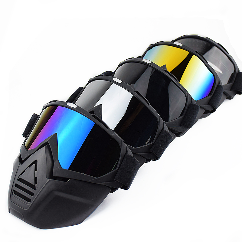 Motorcykel briller vindtæt udendørs sports maske briller aftagelige modulære motocross briller lunette moto