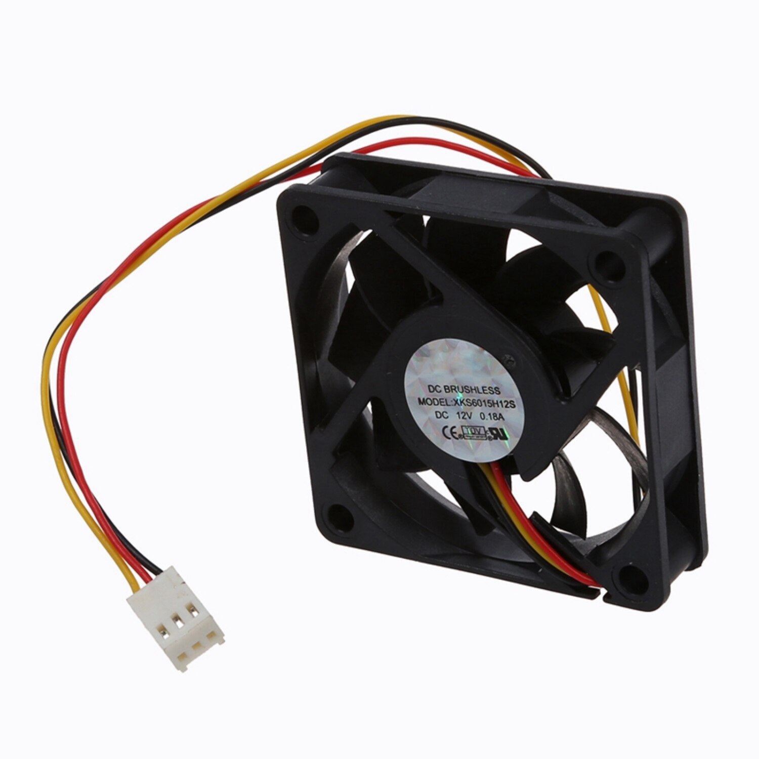 Cpu Fan Radiator Fan 60X60 Mm Doos Computer - Black & Computer Case Cooler 12V 7Cm 70Mm Pc Cpu Cooling Koeler Fan