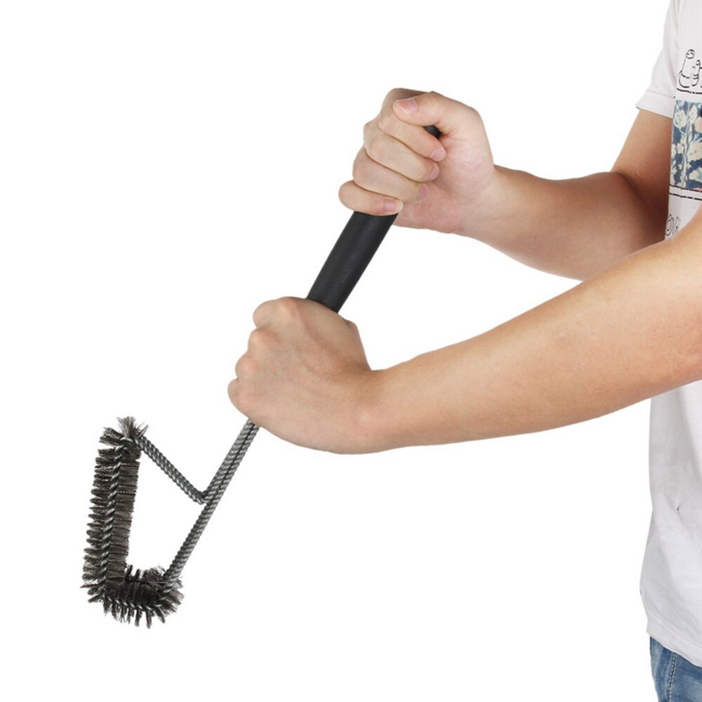 BBQ Grill Brush Barbecue Grill Grate Cleaner Stainless Steel Wire Brush