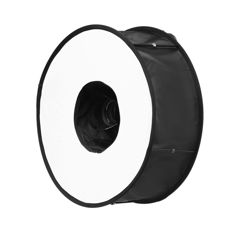 Flash Softbox Diffuser Reflector 45 cm 18 &quot;Easy-fold Ring Speedlite Voor Canon Nikon Godox Macro Schieten Portret fotografie