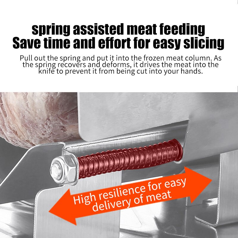 Household Lamb Slicer Frozen Meat Cutting Machine Beef Mutton Rolls Cutter Lamb Meat Planer accesorios de cocina novedosos