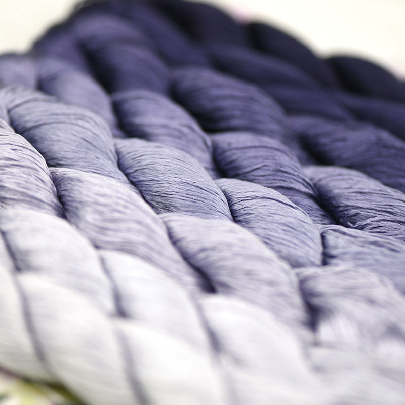 1pcs/400m silk embroidery thread / 100% silk thread /hand embroidery embroider cross stitch/Aubergine / 8 pure colors