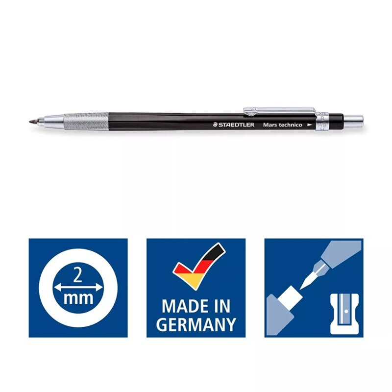 Germany STAEDTLER 780C Automatic Pencil Set 2.0mm Animation | Engineering | Drawing | Drawing Pen Writing