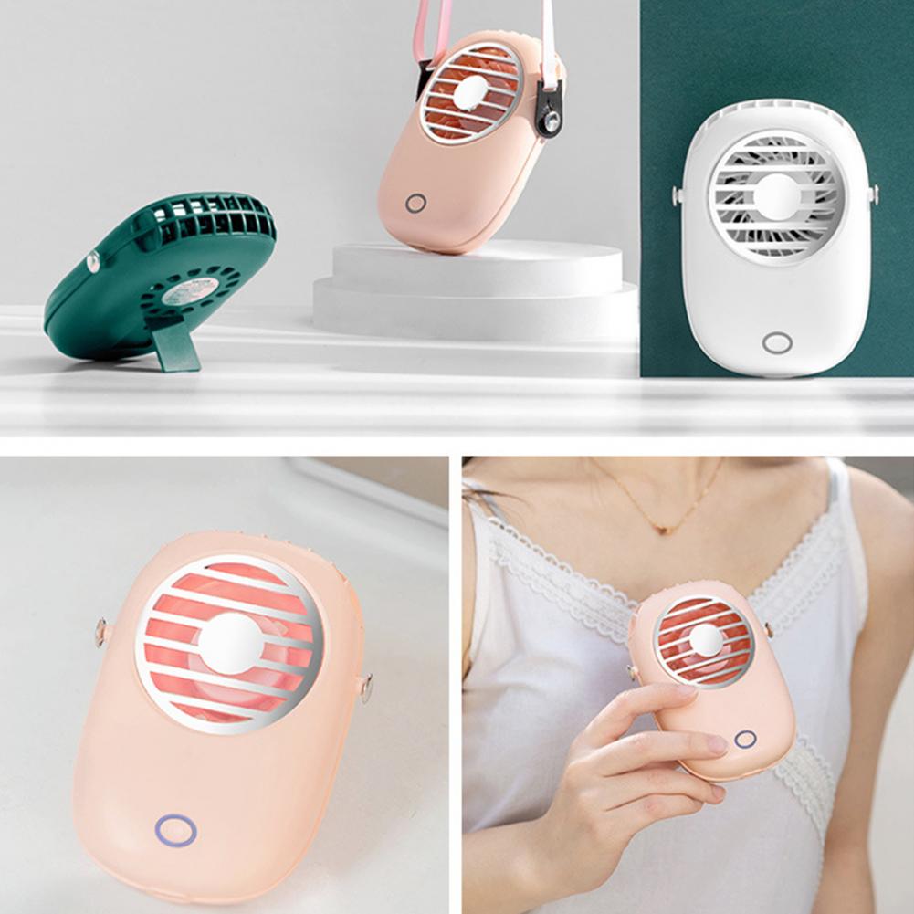 50% Draagbare Handheld Fan Oplaadbare Leuke Draagbare Mini Usb Ventilator Oplaadbare Ketting Fan Voor Huishouden Zomer