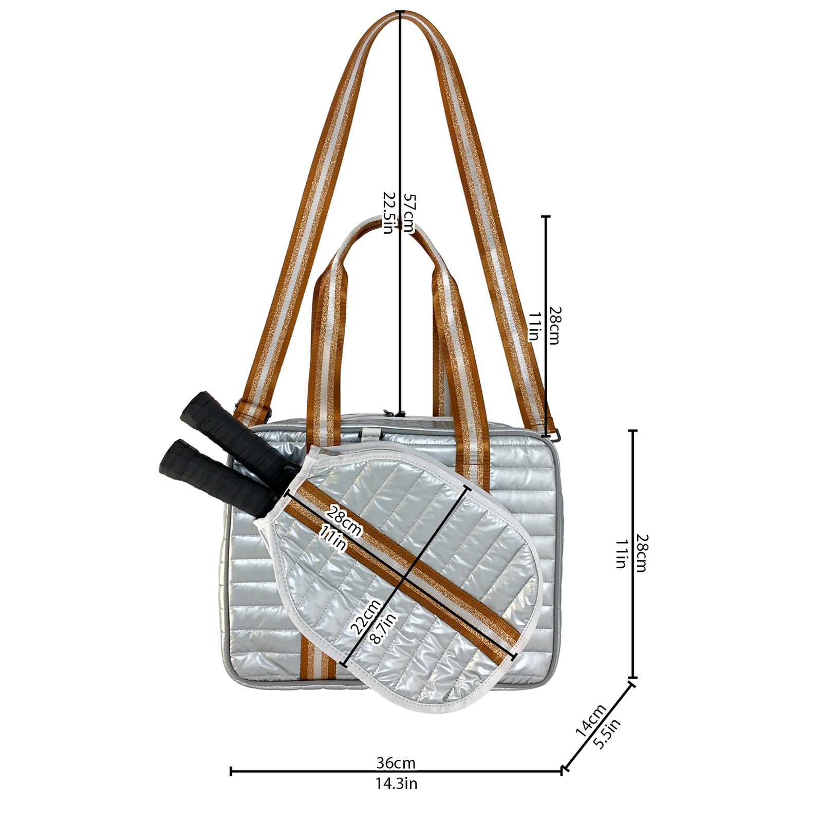 Tennis Bag Badminton Bag Racket Duffel Tennis Racket Shoulder Bag Carrying Tennis Racquet Bag Tennis Tote Bag