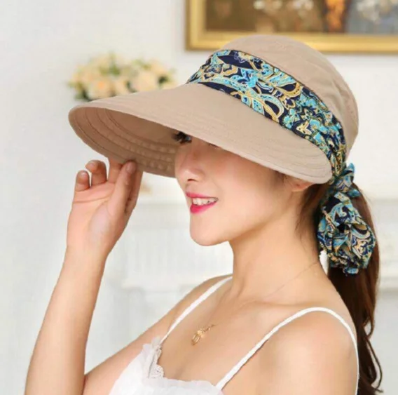 Dames Zonnehoed Zomer Opvouwbare Zonnehoed Anti-uv Grote Strandmuts Zomerhoed Mode Zonnehoed Vrouwen Hoed: Rood