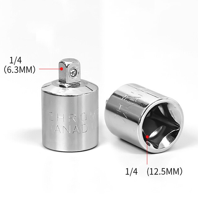 4pcs 1/4 3/8 1/2 Drive Socket Adapter Converter Reducer Air Impact Craftsman Socket Wrench Adapter Hand Tools Set Repair Tools: 05