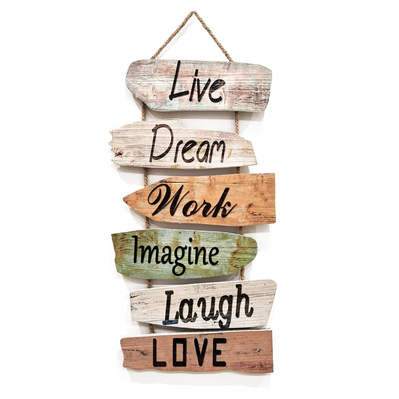 Houten Wanddecoratie Mahoniefineer Bladeren set (3 stuks