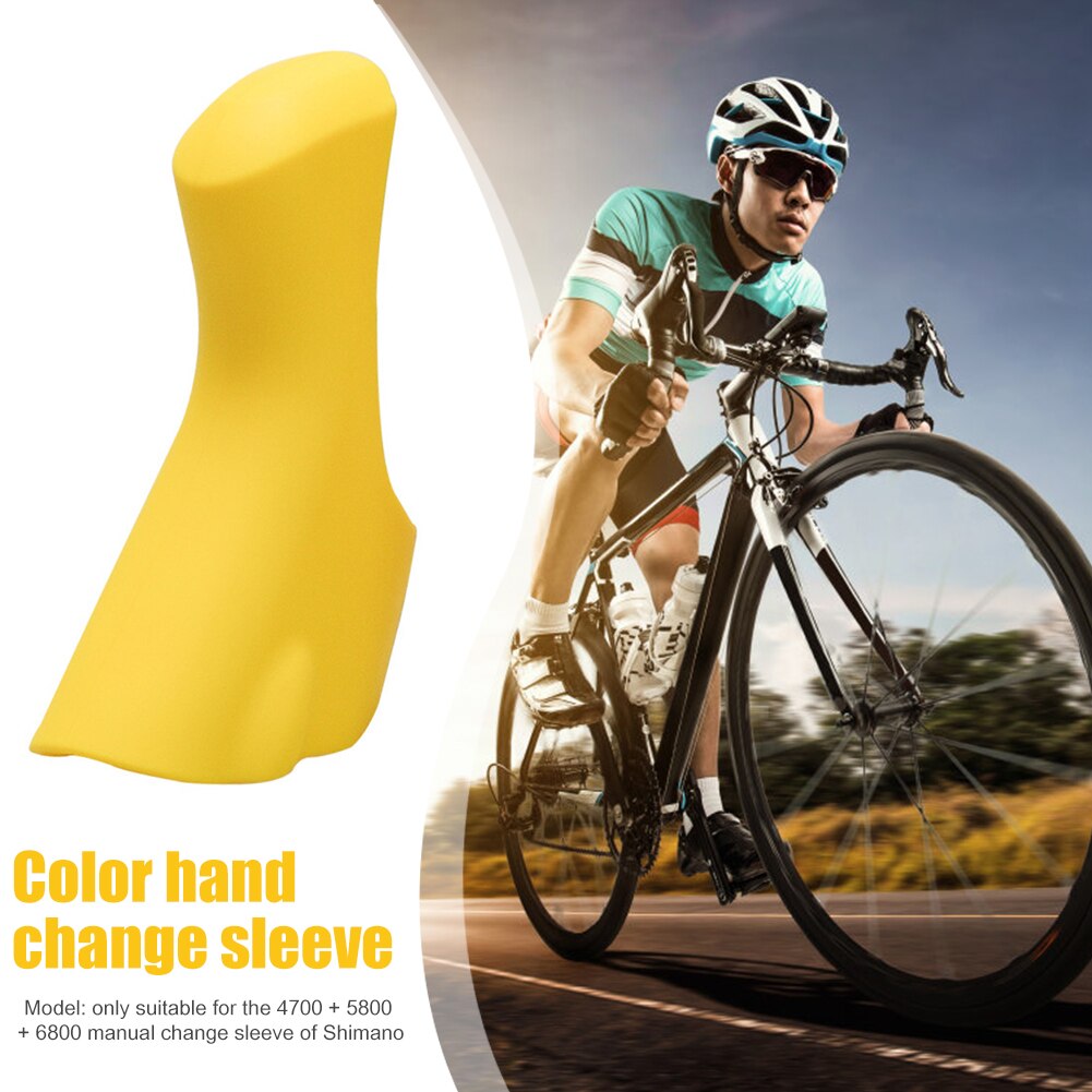 Elastische Silikon Rennrad Schicht Bremshebel Halterung Abdeckung für Shimano 4700/5800/6800 Radfahren Fahrrad Ersatz Zubehör