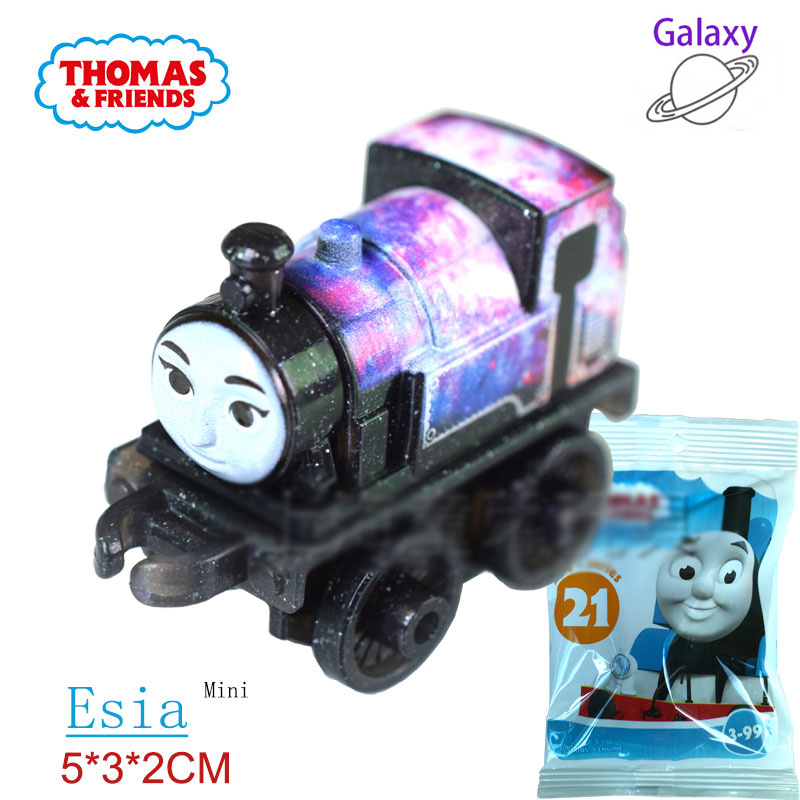 Thomas and Friends Mini Trains FCC92 Music Galaxy Ice&amp;snow Classic Series Unpacked Blind Box Optional Trains Children Toy: Galaxy Esia