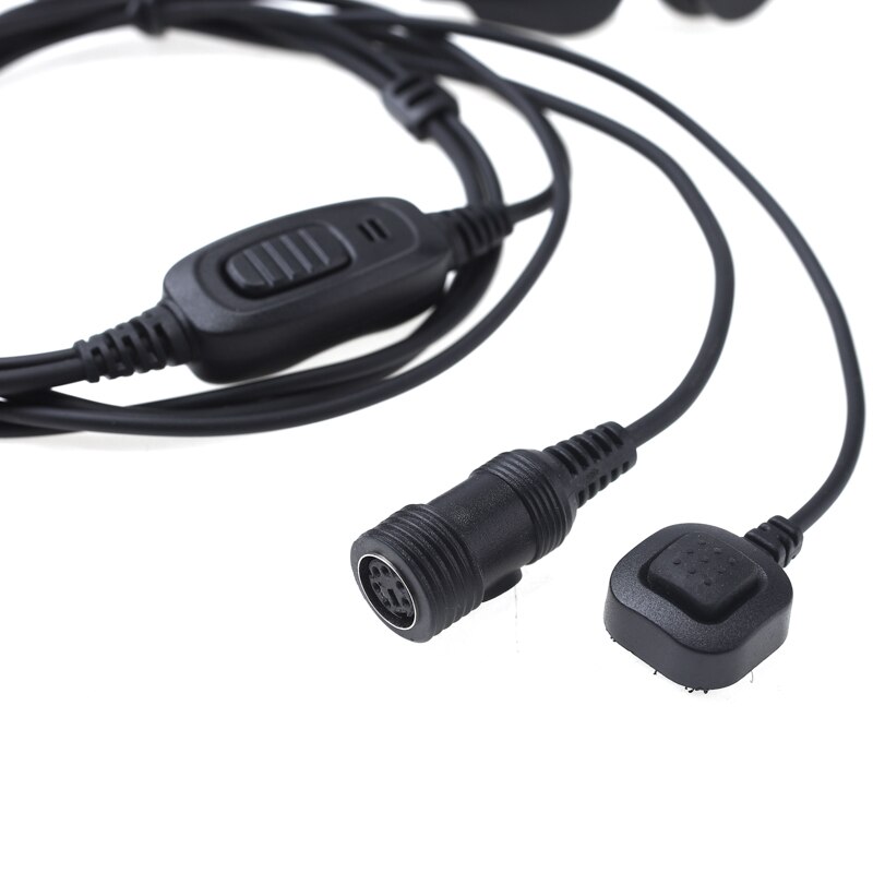 Extendable Throat Microphone Mic Earpiece Headset For Yaesu Vertex VX-6 VX-6E 7E VX-7R VX-120 VX-127 vx-170 FT-270 Two Way Radio