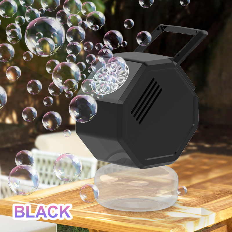 Bubble machine floor standing bubble machine toy outdoor wedding prop game children's toy without battery bubble water: black