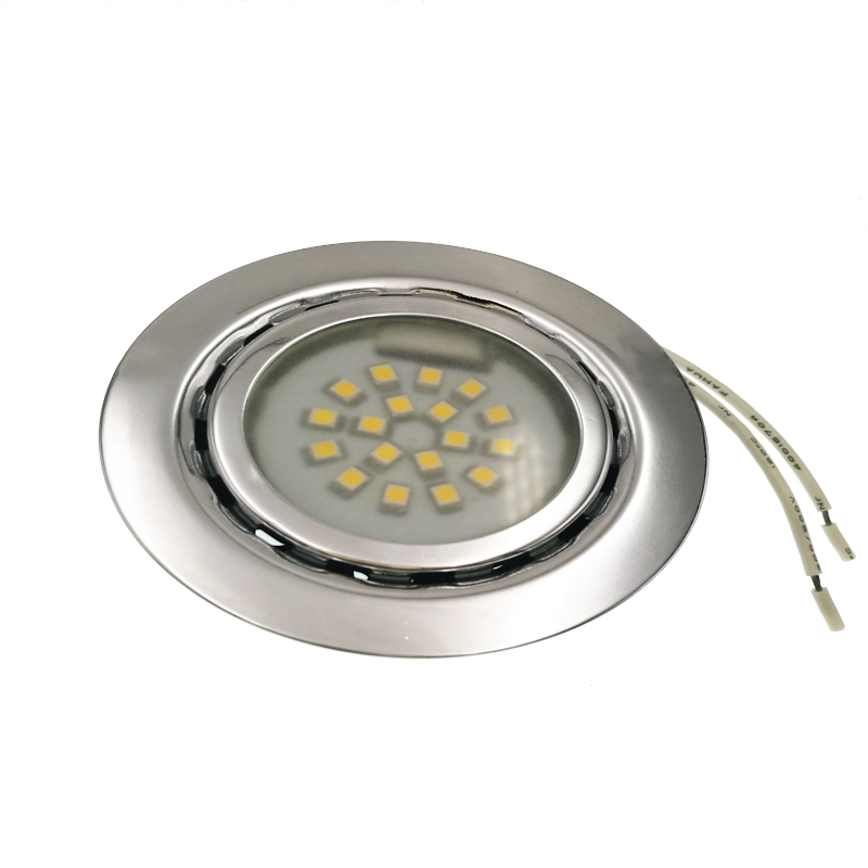 1,5 Watt 12 V LED Stelle licht einbaustrahler kalt warm weiß Stahl küchenschrank wandschrank vitrine unten lampe