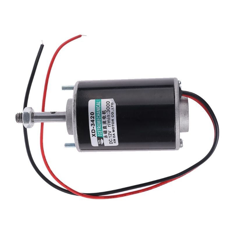 12/24V 30W Permanent Magnet Electric DC Motor High Speed CW/CCW For DIY Generator