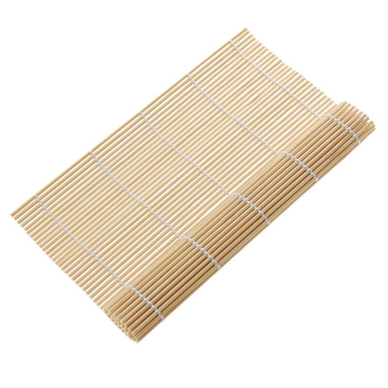 Alfombrilla de bambú para hacer Sushi, herramienta para hacer Sushi japonés, alfombra para Sushi, rodillo de arroz, accesorios para cocina
