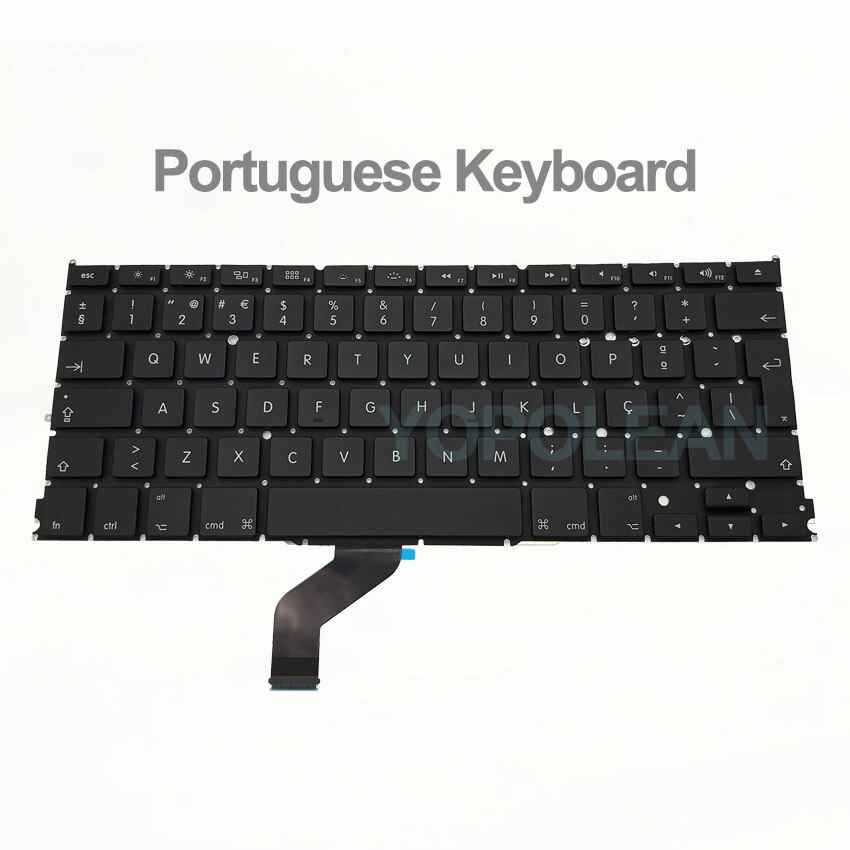 A1425 Keyboard UK US German Spain Russian Thai Norway Portugal Korean Arabic For Macbook Pro Retina 13" A1425 year