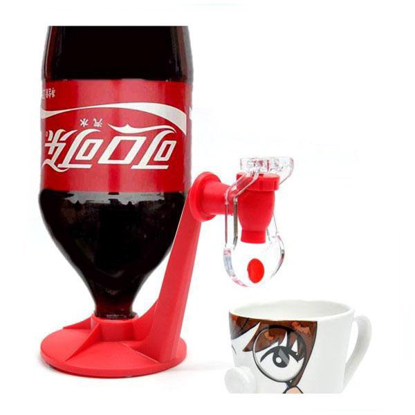 1 ST Soda Dispenser Fles Coke Ondersteboven Drinkwater Doseer Machine Gadget Party Thuis Bar OK 0242