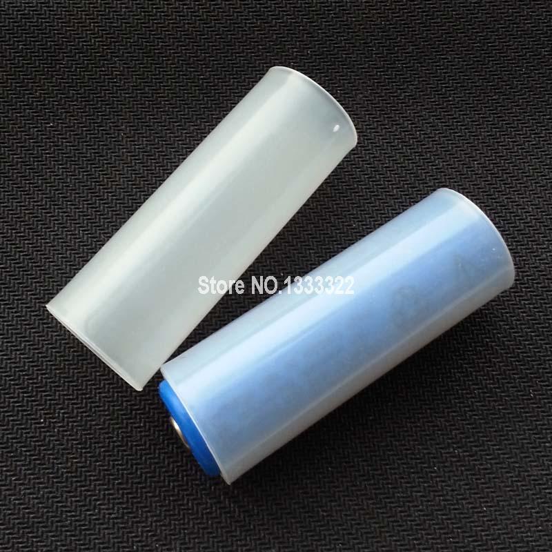 20 stk 18650 batterikappe rør plastrør hvide kabinet batterier beskytter kappe 18650 batteri lommelygte holder sag