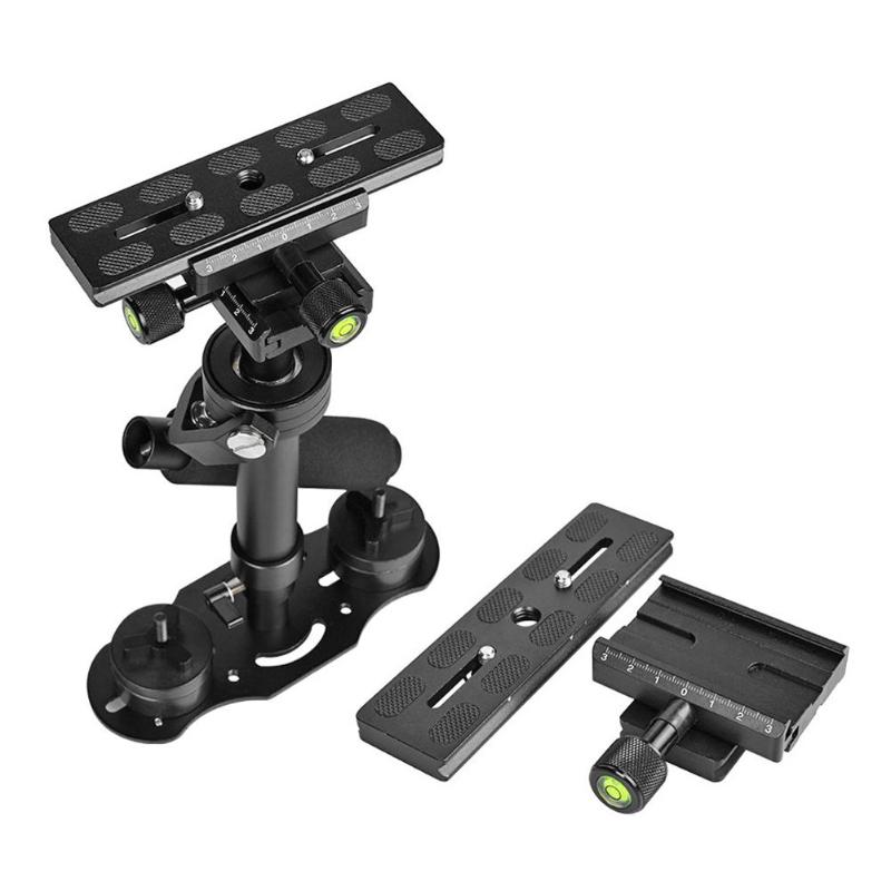 S60 Mini Handheld Stabilizer 2-3kg Bearing Anti-shake 40-60cm Height Adjustable Video Camera Steady Head for DSLR Camera