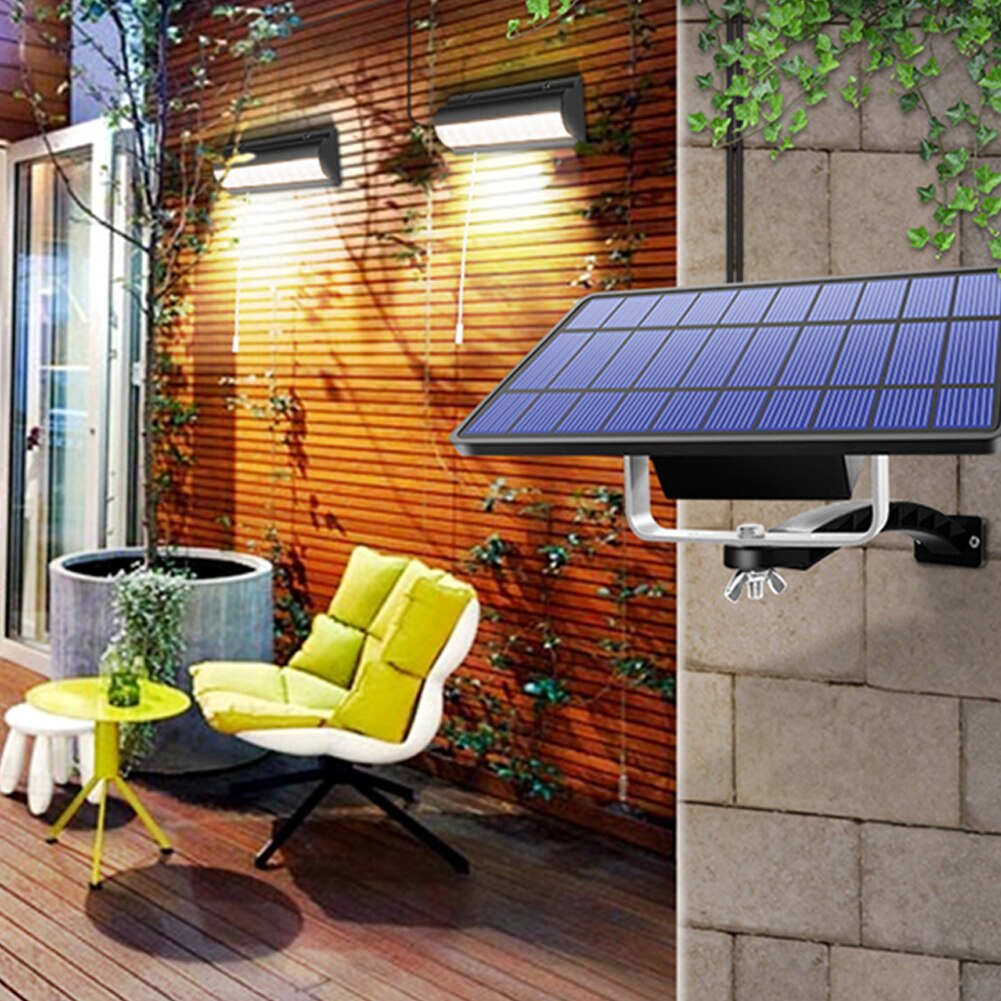 Upgraded Solar Pendant Lights Outdoor Indoor Auto On Off Solar Lamp For Barn Room Balcony Chicken With Pull Switch And 3m Line