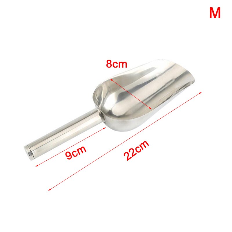 Acier inoxydable bonbon glace grattoir Buffet barre alimentaire mesure pelle pelle de: M