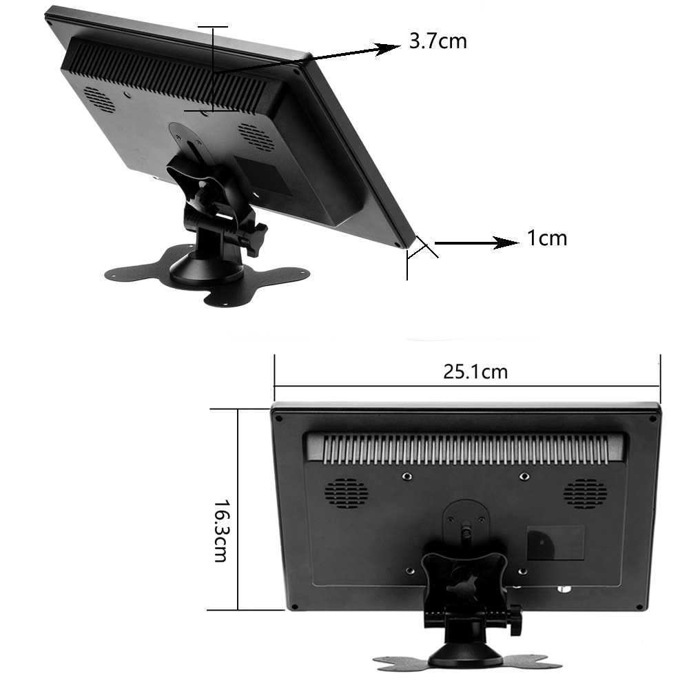 10 inch Portable multi-function monitor IPS LCD LED Display Monitor for PS3/4 XBOX PC