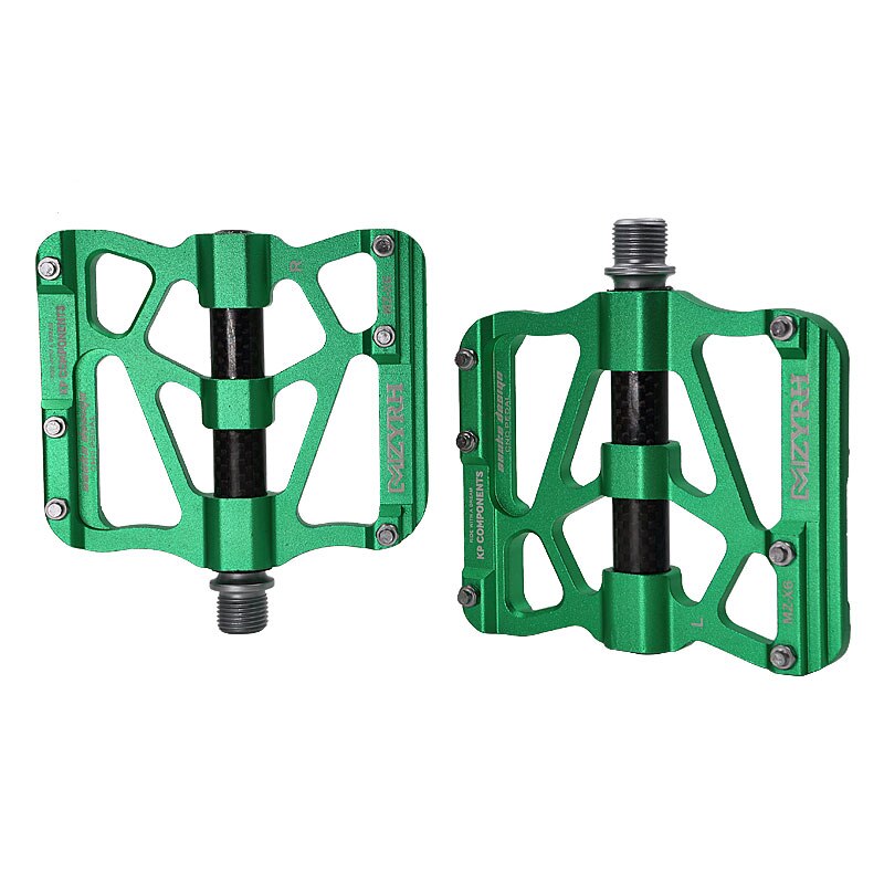 MZYRH-pedales antideslizantes para bicicleta de montaña, accesorio de aleación de aluminio, resistentes al agua, X6: X6T-green