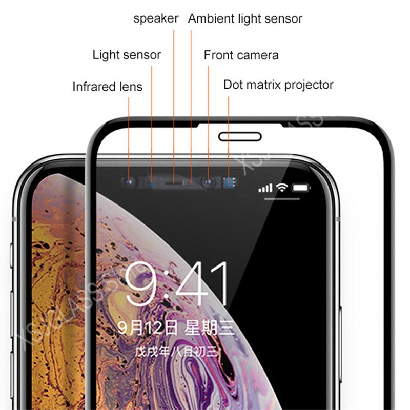 9D Gehard Glas Voor Iphone 11 12 Mini Pro Max Screen Protector Voor Iphone X Xr Xs Max 6 6S 6P 7 8 Plus SE2020 Volledige Cover Glas