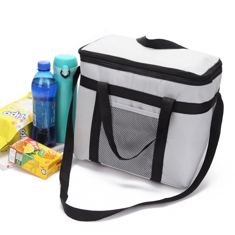 14L portable cooler bag big thermal picnic lunch box vehicle insulation shoulder bag drinks wine food cold warm carrier cool bag
