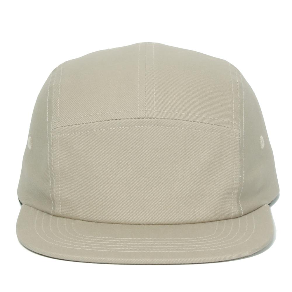 DongKing 5 Panels Cap Short Brim Hat Flat Bill Cotton Blank Camping Hats Solid Colors Low Crown Classic Adjustable